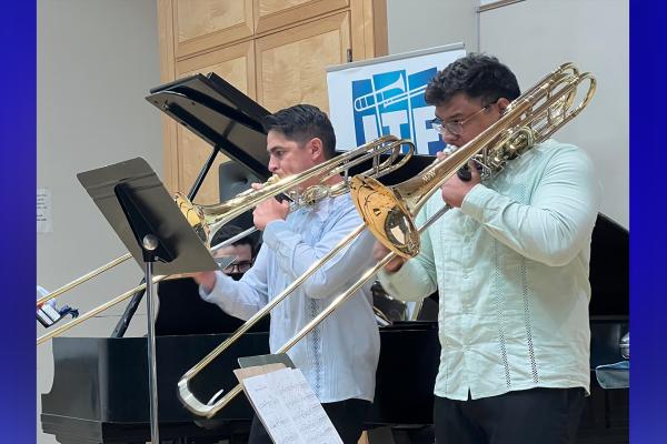 Image of Juan Saldivar, Jr., DMA student in the University of Kentucky School of Music, is elevating opportunities for Mexican and Mexican American composers through a new initiative.