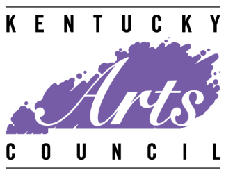 Kentucky Arts Council logo with Kentucky state outline in purple