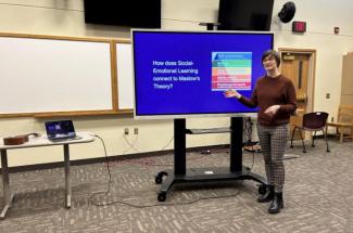 Abigail Van Klompenberg's work is on the cusp of the important conversations emerging about the impact of the pandemic on not just students, but teachers. Photo provided by Abigail Van Klompenberg.
