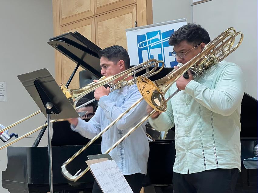 Image of Juan Saldivar, Jr., DMA student in the University of Kentucky School of Music, is elevating opportunities for Mexican and Mexican American composers through a new initiative.