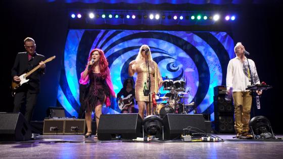 group of singers on stage