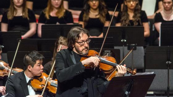 people playing violins