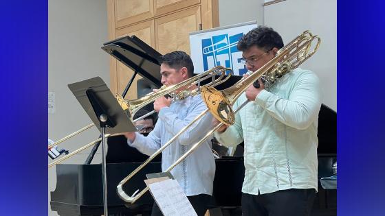 Image of Juan Saldivar, Jr., DMA student in the University of Kentucky School of Music, is elevating opportunities for Mexican and Mexican American composers through a new initiative.