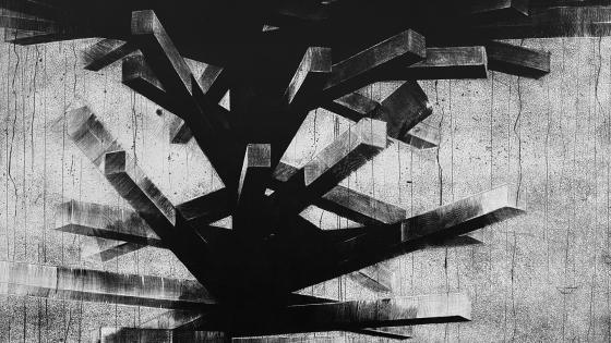 Art work by Tomasz Winiarski, from the Academy of Fine Arts in Krakow, Poland. The piece is part of the current exhibition, “Tropiciele/Pathfinders,” running now through Feb. 23.