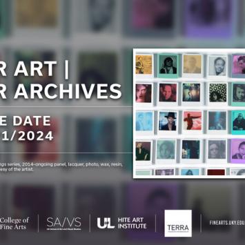Queer Art Archives graphic with text replicated on page